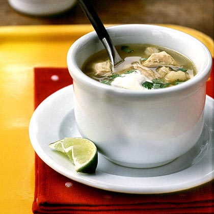 Cruz Celebrates his Mexican heritage by making one of his favorite dishes, Chicken Posole Soup