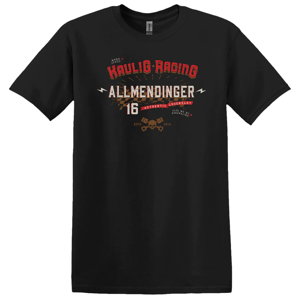 AJ Allmendinger Black Tshirt