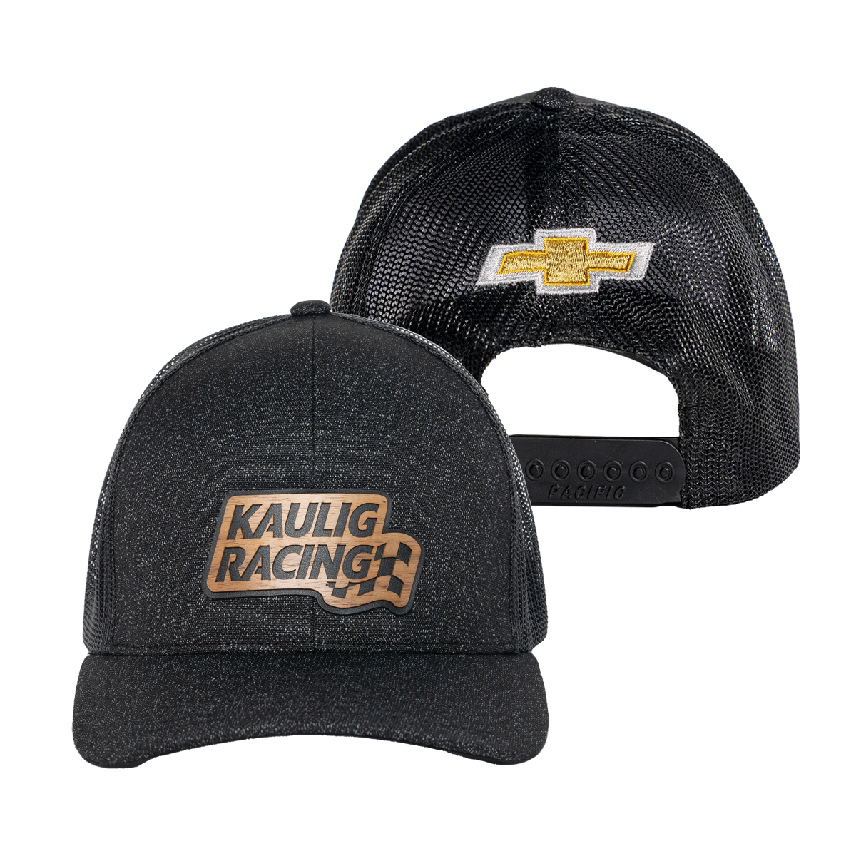 Wood Billboard Hat Black